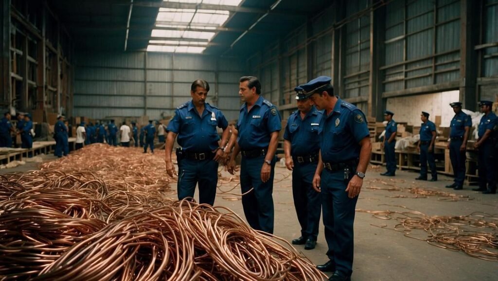 Polícia recupera mais de 100kg de cobre furtado em Japeri