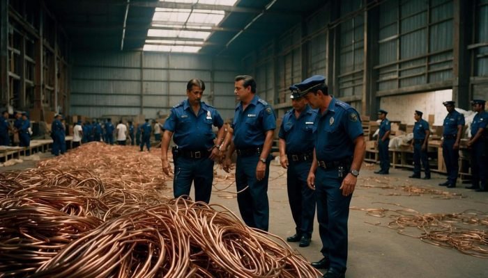 Polícia recupera mais de 100kg de cobre furtado em Japeri